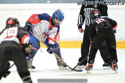 2014-11-15 Aosta-Hockey Milano Rossoblu U14 0526 Alessia Labruna